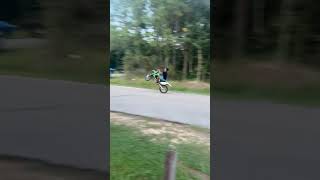 Kx450f Wheelie kx450f [upl. by Ycniuq]