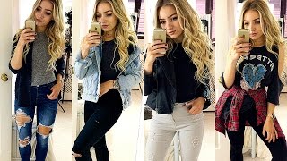 Outfits Of The Week  OUTFIT IDEAS 2017  OOTW  PETITE LOOKBOOK [upl. by Aihsele717]