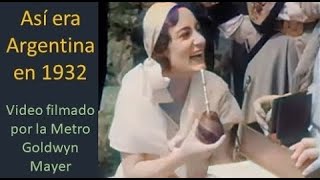 Video de ARGENTINA a inicios del siglo XX EN COLORES  BUENOS AIRES 1932 Historia documental [upl. by Farlay884]