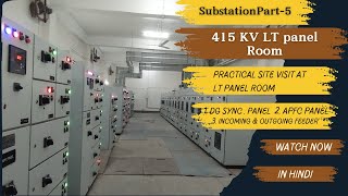 Inside the 415V LT Panel Room Components and Single Line Diagram Explained in hindi [upl. by Bechler]