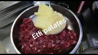 ETLİ PATATES TARİFİ HARİKA BİR TARİF [upl. by Nnylrefinnej174]