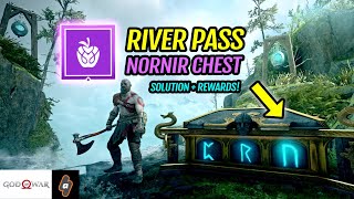 Cascade Nornir Chest in River Pass Puzzle Solution  Rewards ALL Idunn Apples  God of War [upl. by Llerryt]