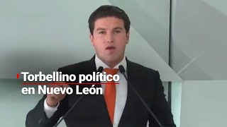 Torbellino político en Nuevo León  Samuel García reasume y manda mensaje al PRI y al PAN [upl. by Oigaib]