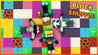 Minecraft Block Shuffle MiniGame With Friends  Bedrock Addon  Minecraft India [upl. by Nirej]