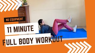 11 Min Full Body Workout At Home [upl. by Abelard]