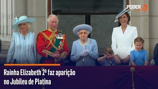 Rainha Elizabeth 2ª faz aparição no Jubileu de Platina [upl. by O'Gowan]