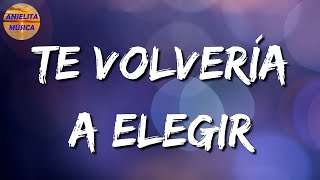 🎼 Calibre 50  Te Volvería A Elegir Letras\Lyric [upl. by Cletus]