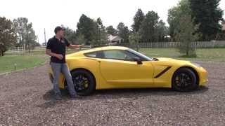 Real First Impressions Video 2014 Corvette Stingray C7 with Z51 Package [upl. by Annalla]