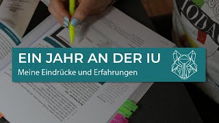 Ein Jahr Studium an der IU  Wie isses Teilzeit im Fernstudium [upl. by Lladnyk53]