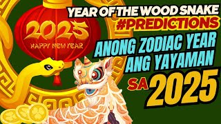 2025 CHINESE HOROSCOPE 12 Animal Zodiac LUCKYZODIAC 2025predictions YEARoftheWoodSnake [upl. by Ahsratan]