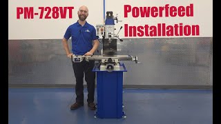 PM728VT Power Feed Installation Guide  Precision Matthews Media [upl. by Ysnap]