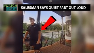 DoorToDoor Salesman Makes The Most Racist Freudian Slip VIDEO [upl. by Decca]