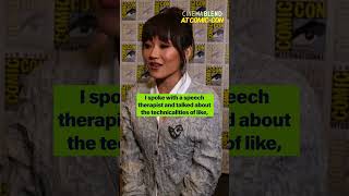 Karen Fukuhara amp Tomer Capones Reaction To Kimikos First Words On The Boys [upl. by Babbie]