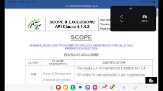 API Clause 4 Documents Scope Objective Responsibility organization chart [upl. by Agler]