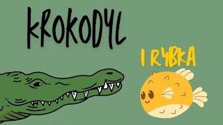 KROKODYL I RYBKA🐊Wierszyk dla dzieci 🐟wierszyk na dobranoc audiobook dla dzieci bajka z morałem [upl. by Itsud778]