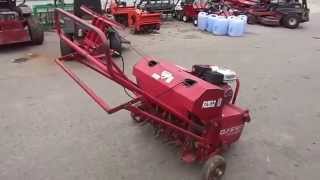 Used 25quot Commercial Classen TA25D Split Drive Aerator sle [upl. by Aneetak566]