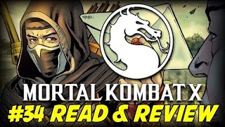 Mortal Kombat X 34 Epilogues Read amp Review [upl. by Anerul]