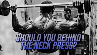 Thoughts on Behind the Neck press with Hypertrophy Coach Joe Bennett  with Brian Cage [upl. by Behm]