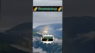 Rainbow 🌈 in Darjeeling its beautiful day today shorts trending viral 🌈rainbow indrdhnush [upl. by Halonna332]