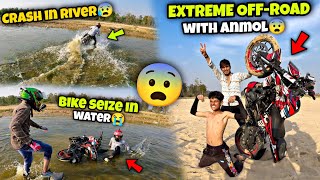 Extreme offroad with anmol😰Ye ky ho gya😭uttrakhand motovlogger siddu♥️ [upl. by Pachton]