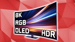 8K HDR Gaming Monitors  OLED amp Mini LED TCL Displays [upl. by Ahsart990]