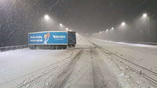 Heavy snowfall in parts of UK following coldest month since 2010 [upl. by Felike]