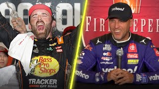 Did Austin Dillon Wreck Denny Hamlin By Accident [upl. by Sillyrama]