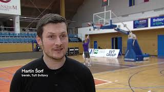 Basketbal Tuři Svitavy vs Sokol Pražský v úvodu čtvrtfinále I ligy [upl. by Ioyal]