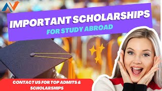 IMPORTANT SCHOLARSHIP FOR STUDY ABROAD [upl. by Agrippina]