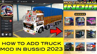 Bus Simulator Indonesia Me Truck Kaise Le 2023  Bus Simulator Indonesia Truck Mod  Nik Gaming JK [upl. by Eusoj267]