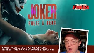 JOKER FOLIE A DEUX Official Teaser Trailer The Popcorn Junkies Reaction [upl. by Ynnob]