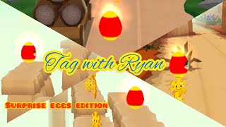 Tag with Ryan  Awesome Giant Surprise Eggs Edition [upl. by Nyledaj]