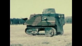 Original colour footage Semple Tank WW2  New Zealand [upl. by Burris]