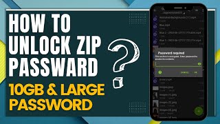 How to unlock zip file password  How to forget zip file password  Rar file password recovery [upl. by Sager]