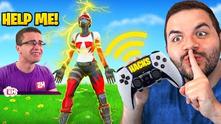 Fortnite but Courage controls NickEh30’s game [upl. by Ennairrac]