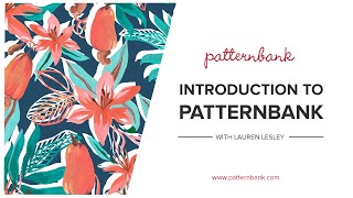 Introduction to Patternbank  Online Textile Design Studio  Pattern  Surface Pattern [upl. by Cheadle377]