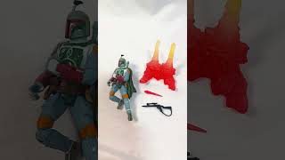 ROTJ Boba Fett  The Pit of Carkoon  Star Wars Blue Saga Line 118 scaled Action Figure [upl. by Nnoryt]