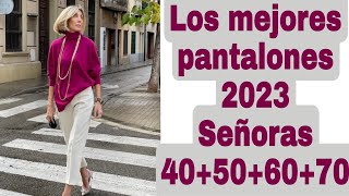 Los mejores pantalones 2023 para señoras mayores de 50 60 y 70 Años [upl. by Noli]