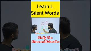 Learn L Silent Words  pronunciation english education spokenenglish vocabulary upsc grammar [upl. by Zulema]