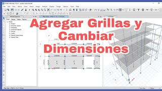 Agregar Grillas en ETABSAGREGAR PISOS Y MODIFICAR DIMENSIONES2022 [upl. by Liesa178]