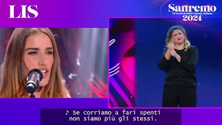 LIS Sanremo 2024  Clara canta Diamanti grezzi [upl. by Annoved]