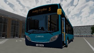 Roblox Apsley Bus Route 3 to Apsley FreeBus ADL Enviro200 [upl. by Livesay]