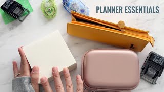 2025 Planner Supplies  My Most Basic Essential Setup [upl. by Raquel]