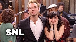 Goodbyes with Jude Law Ashlee Simpson  Saturday Night Live [upl. by Raynah]