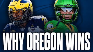 Why Oregon Football WILL DOMINATE Michigan Football  Oregon vs Michigan Preview [upl. by Frieda547]