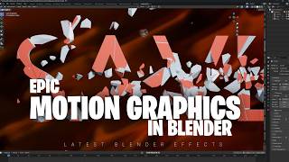 epic effects motion graphics in geometry nodes [upl. by Brindle]