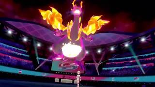 Shiny Gigantimax Charizard in Pokemon Sword and Shield [upl. by Llenart]