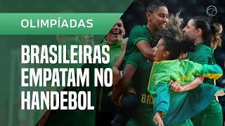 Olimpíadas de Tóquio Brasil empata contra atuais campeãs na estreia do handebol feminino [upl. by Damien]