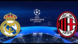 Real Madrid vs Milan  UEFA Şampiyonlar Ligi  202425  FİFA 24 [upl. by Coopersmith]