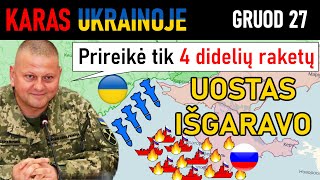 Gru 27 NEPAPRASTA Ukrainiečiai SUNAIKINA 20 RUSŲ LAIVYNO JUODOJOJE JŪROJE  Karas Ukrainoje [upl. by Sima]